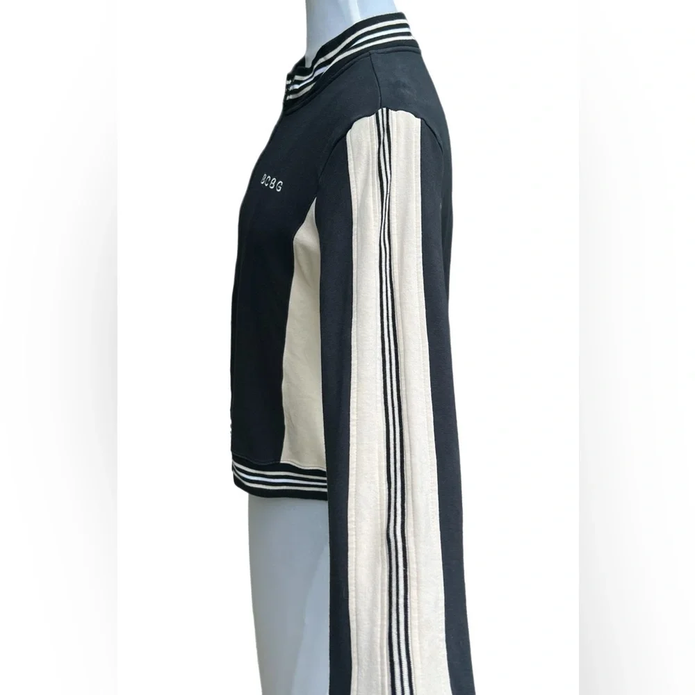 BDBC Jacket Black Cream/Off White Used Good Condition Small SM Stripes